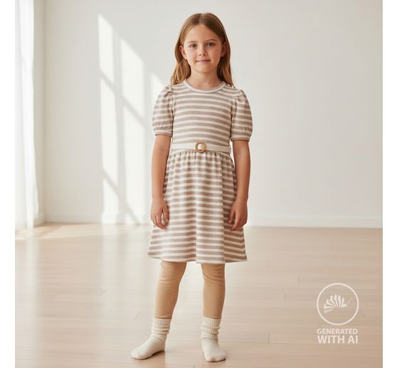 Tissu jersey c&ocirc;tel&eacute; au m&egrave;tre &laquo; Rayures &raquo;
