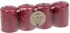Bougies piliers &laquo; Nature &raquo;, lot de 4