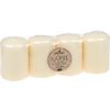 Pillar candles "Nature", pack of 4 Cream
