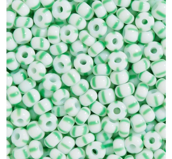 Perles rocailles, ray&eacute;es, 2,6 mm