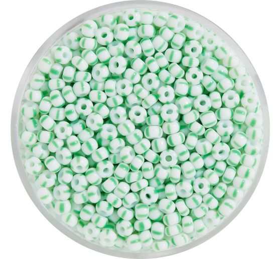 Perles rocailles, ray&eacute;es, 2,6 mm