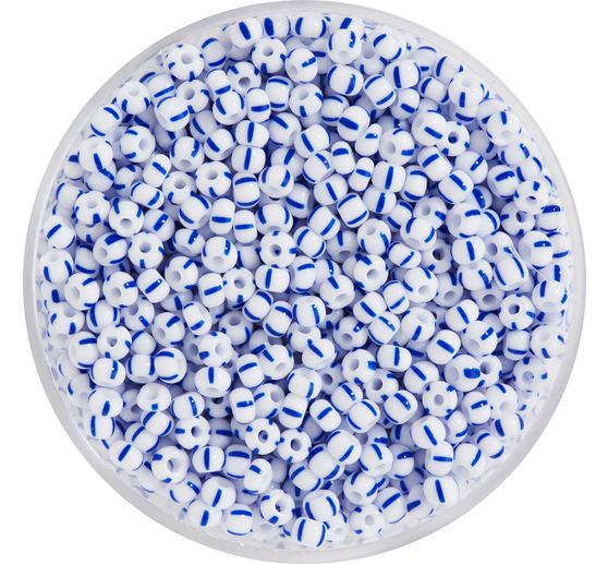 Perles rocailles, ray&eacute;es, 2,6 mm