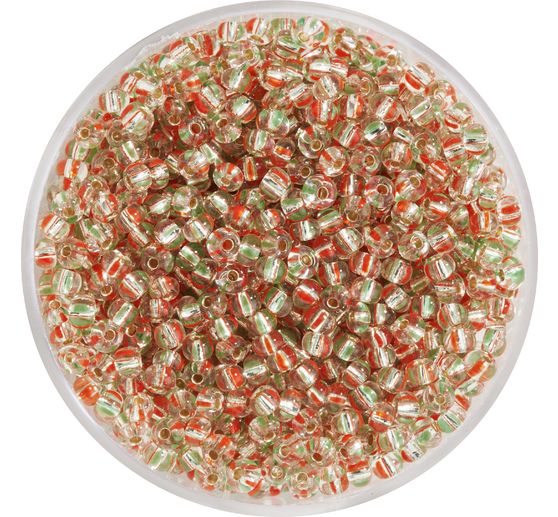 Perles rocailles, cristal, 2,6 mm