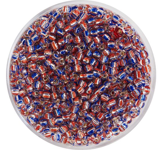 Perles rocailles, cristal, 2,6 mm
