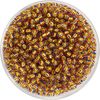 Perles rocailles, cristal, 2,6 mm Jaune/Bleu/Rouge