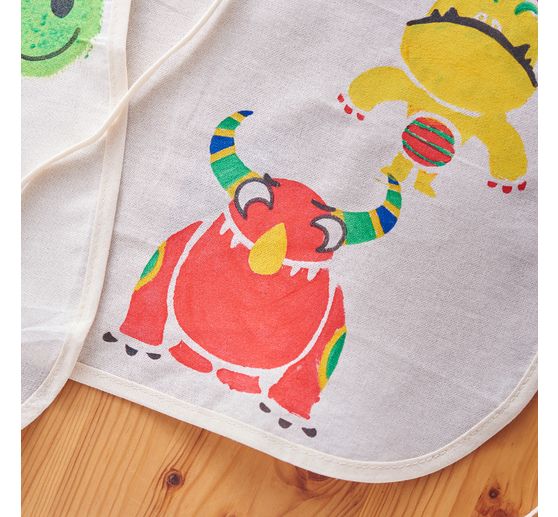 Tablier pour enfant VBS, 50 x 40 cm, coton blanc naturel