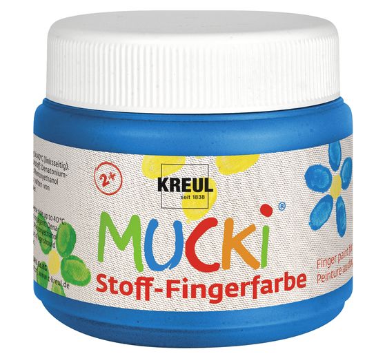 MUCKI Stoff-Fingerfarbe, 4er-Set