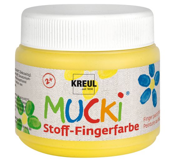 MUCKI Stoff-Fingerfarbe, 4er-Set