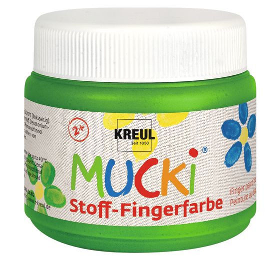 MUCKI Stoff-Fingerfarbe, 4er-Set