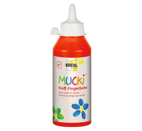 Peinture au doigt pour textile MUCKI, 250 ml