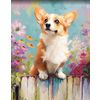 Kit Diamond Painting, 30 x 40 cm Corgi