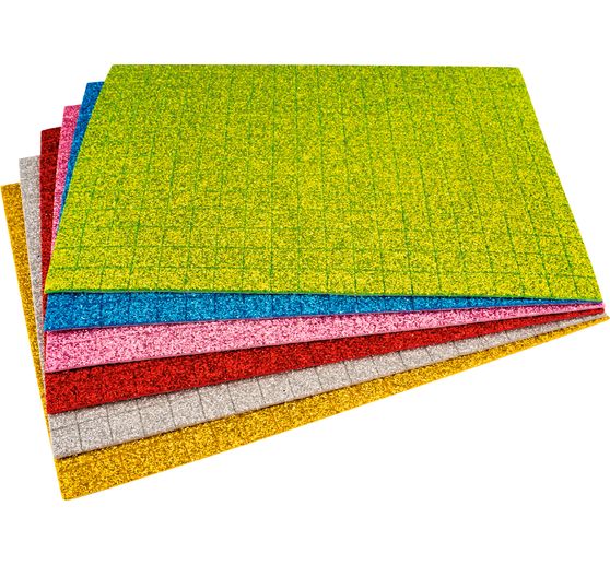 Moosgummi-Mosaik, selbstklebend