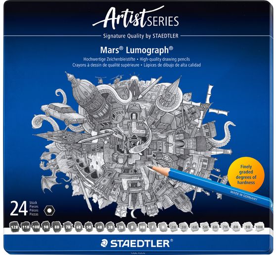 Crayons &agrave; dessin STAEDTLER &laquo; Mars Lumograph &raquo; 100