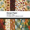 Design paper block, 32 x 32 cm, 24 sheets Autumn love
