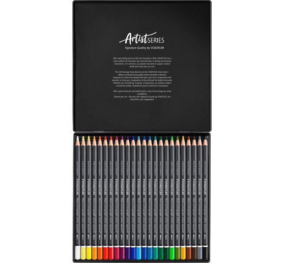 Crayons aquarellables STAEDTLER &laquo; Mars Lumograph &raquo; colour aquarell