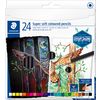 STAEDTLER Coloured pencils "Super soft" 24 colours