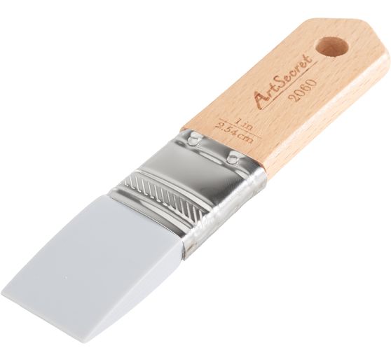 VBS Silikon-Pinsel mit Holz-Paddlegriff