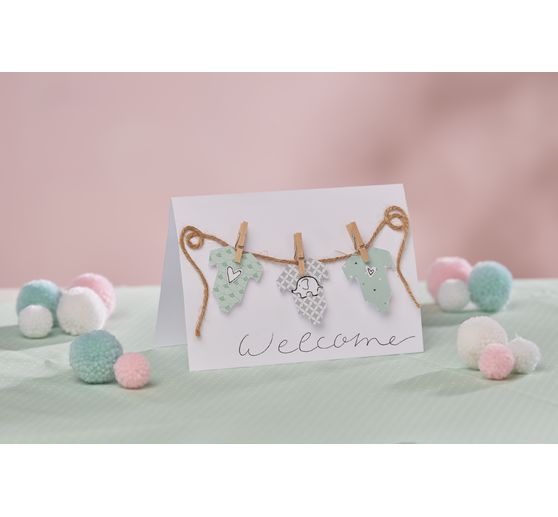 Cartes doubles VBS &laquo; Blanc &raquo;, portrait