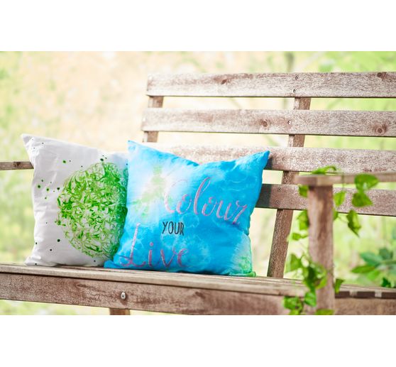 Housse de coussin VBS, Blanc, 39 x 39 cm