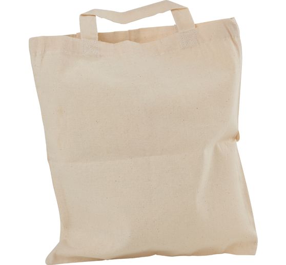 Sac en coton VBS, l 28 x H 32 cm, coton couleur naturelle