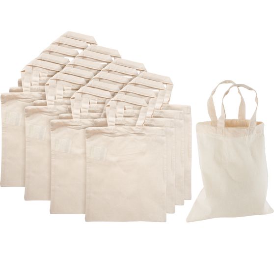 20 sacs en coton,22 x 26 cm, Naturel, Gros acheteurs VBS