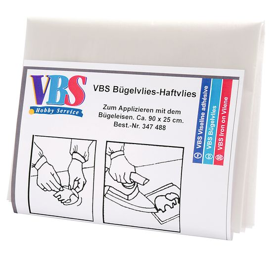 VBS Bügelvlies-Haftvlies, ca. 90 x 25 cm