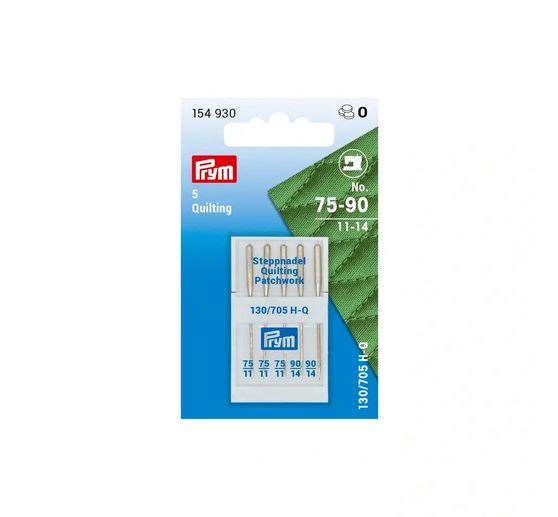 Aiguilles pour machine à coudre spéciales « Quilt » Prym, 130/705 H-Q, n° 75-90
