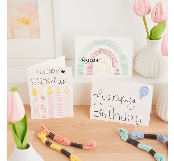 Assortiment de 6 aiguilles &agrave; repriser Prym, courtes