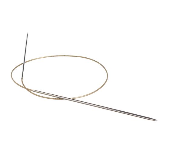 addi circular knitting needle, metal, 60 cm