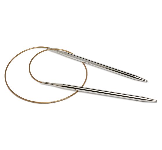 addi Rundstricknadel, Metall, 60 cm, Stärke 2,5