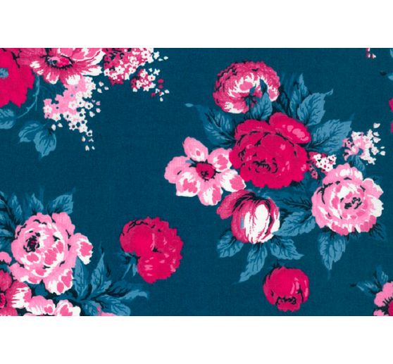 Tissu coton au mètre « Bouquet de fleurs »