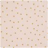 Jersey fabric with gold print "Stars" Pink
