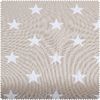 Cotton fabric "Stars Pastel" Nature