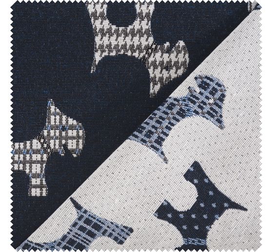 Jaquard fabric "Dogs"