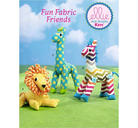 KwikSew patron de couture K0155 "Fun Fabric Friends"