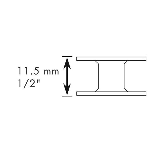 Canettes en plastiques brother, 10 pc., 11,5 mm