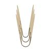 Aiguilles doubles-pointes addi CraSyTrio BAMBOO, bambou