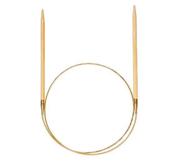 Aiguilles circulaires addiNature, bambou, 80 cm