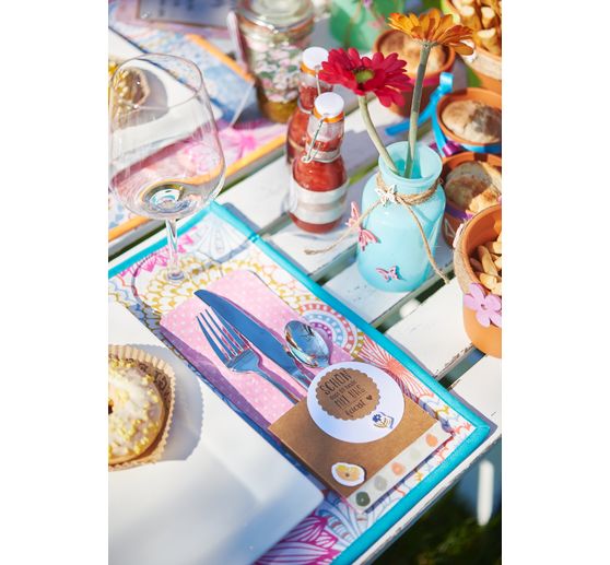 Kraftpapier-Block "Mixed", 3 x 20 Blatt