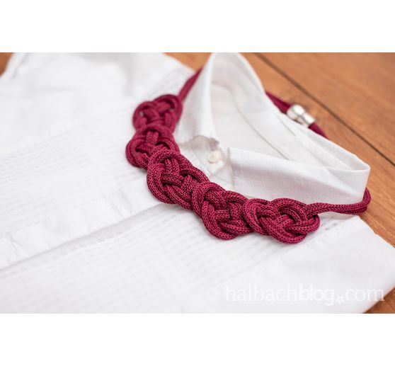 Strickschlauch aus Papiergarn, 30m