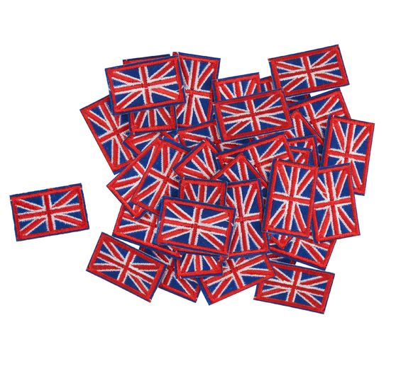 VBS Iron-on applications "Union Jack", 50 pieces
