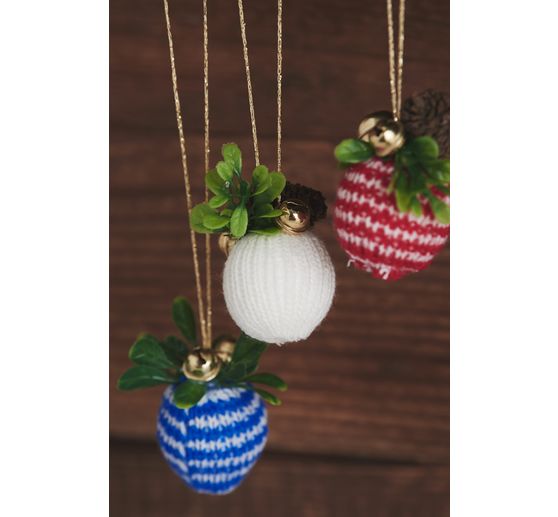 Manchon tricot, uni, l 3 cm