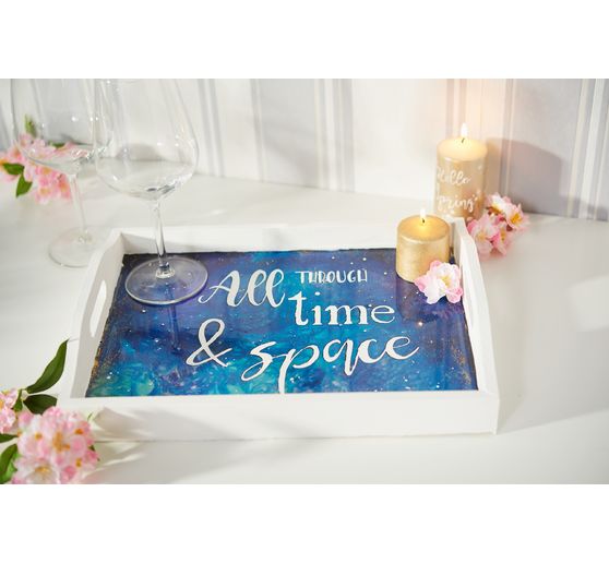 VBS Wooden tray, set of 3