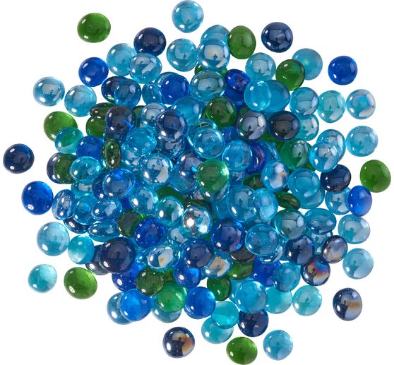 VBS Glass muggle Stones "Colorful", 1 kg