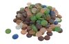 VBS Glass muggle stones "Colorful Opaque", 1 kg, Ø 1,8 cm