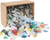 Bris de tesselles de mosaïque en verre, env. 2 kg, épaisseur environ 3 mm