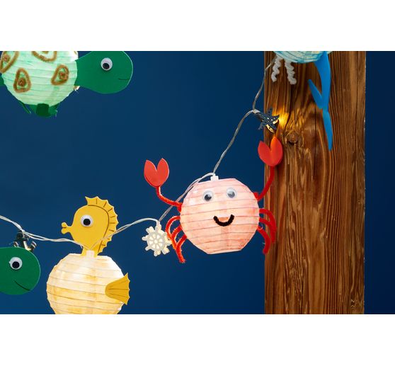 Guirlande lumineuse mini-LED VBS, avec minuterie, avec piles boutons - VBS  Hobby