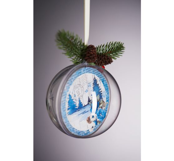 Séparateur en acrylique pour boule « Rond », Ø 10 cm