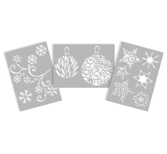 Pochoirs de Noël VBS, set de 3