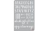 Bullet Journal Stencil "Alphabet"